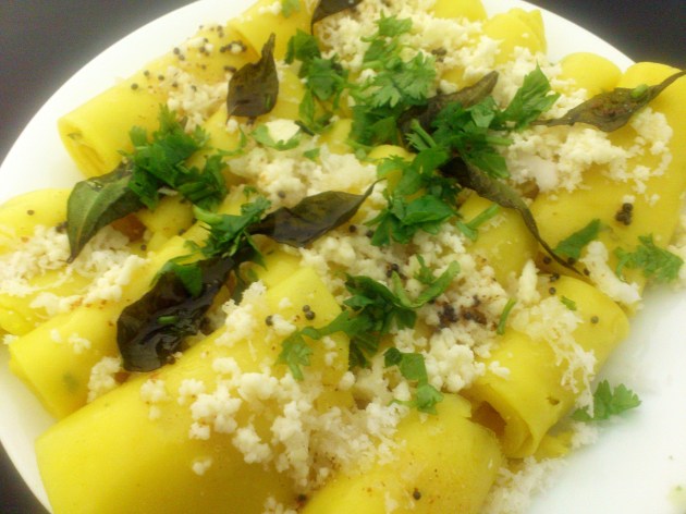 Khandvi (Savory Roll ups)