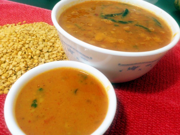 Tomato Garlic Dal (Lentils cooked with Tomatoes and Garlic)