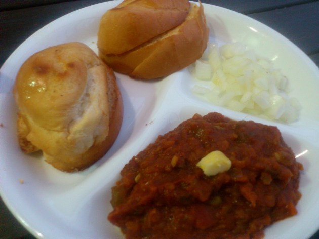 Pav Bhaji (Indian Street Food)