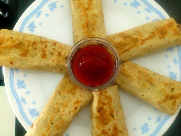 Paneer Wraps (Cottage Cheese Wraps)