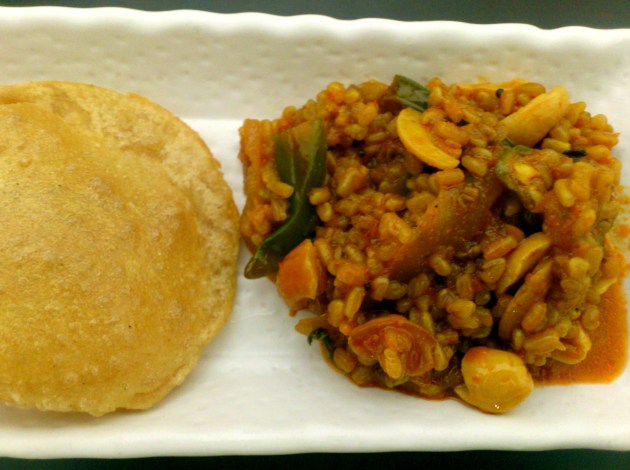 Rajasthani Dana Methi Sabji (Dried Fenugreek Seeds Curry)